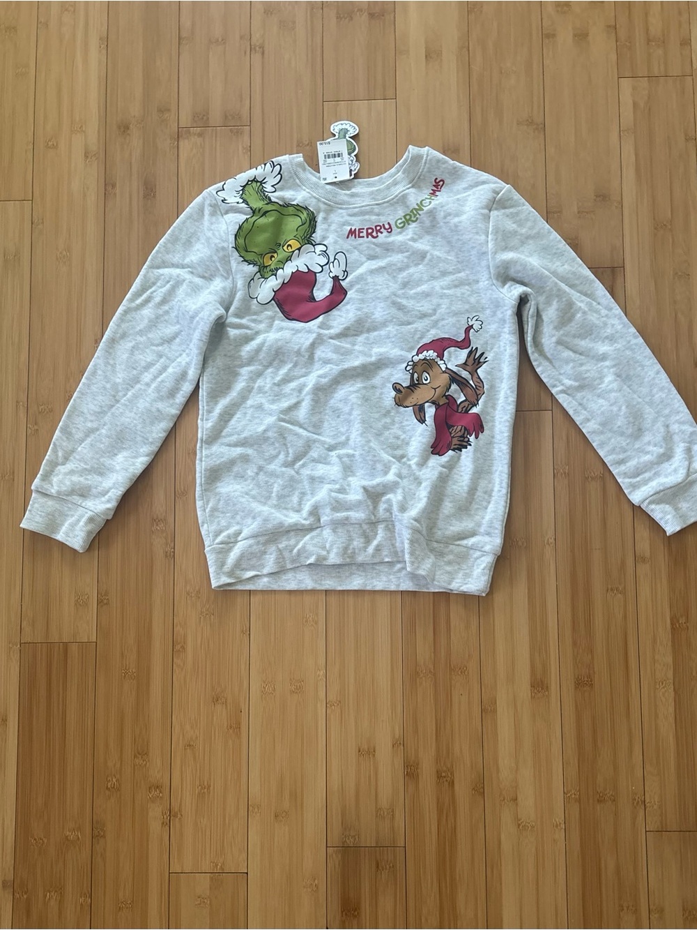Target Gray Grinch & Max Crewneck Sweatshirt